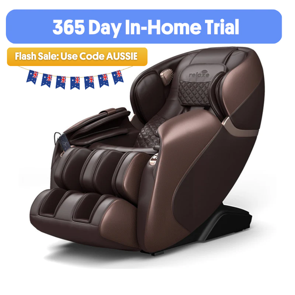Relaxe Zero-Gravity Shiatsu Massage Chair With Heating (SL-Track) (AU)
